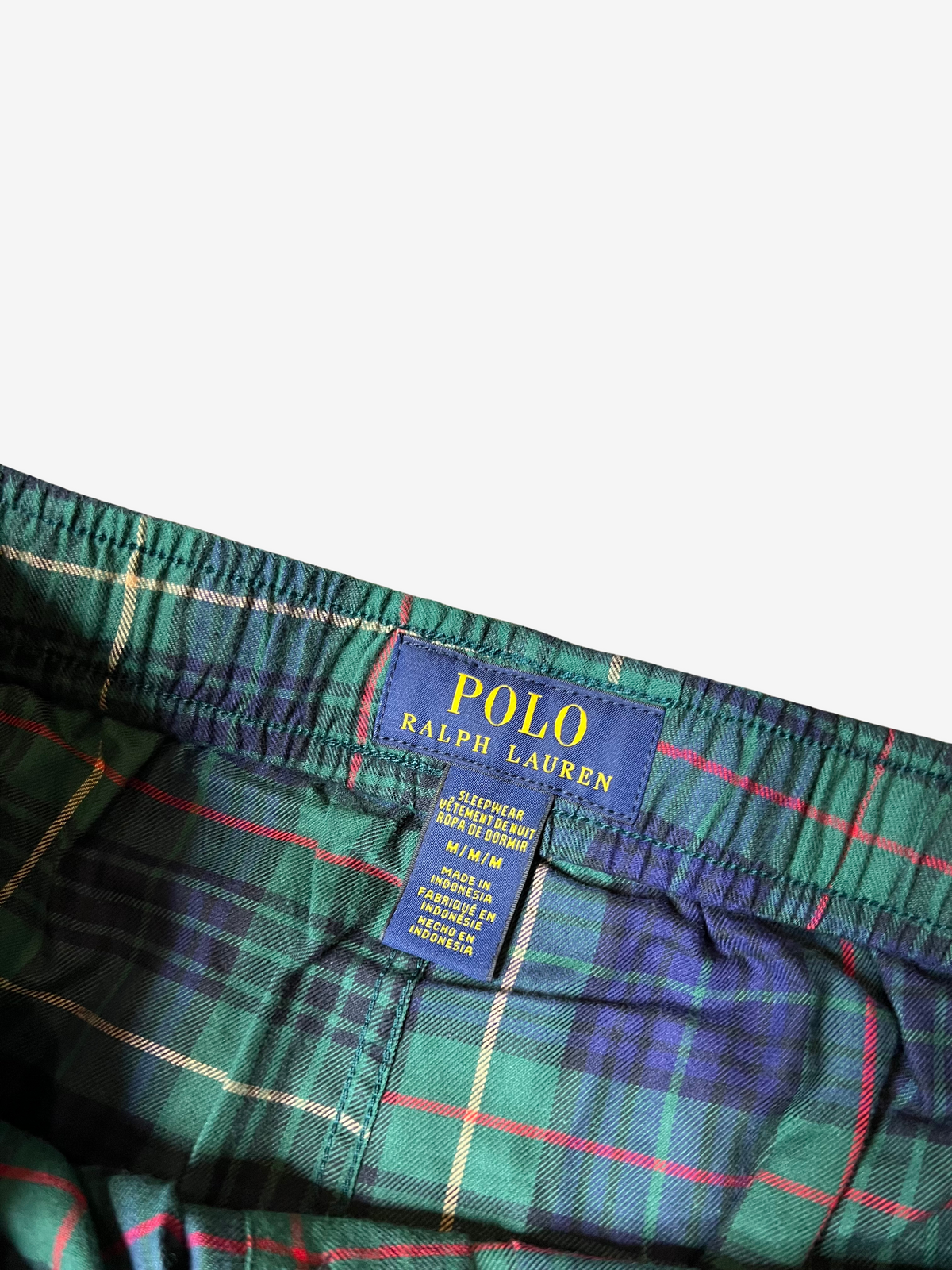 Polo Ralph Lauren Green and Blue Plaid Pajama Pant 4