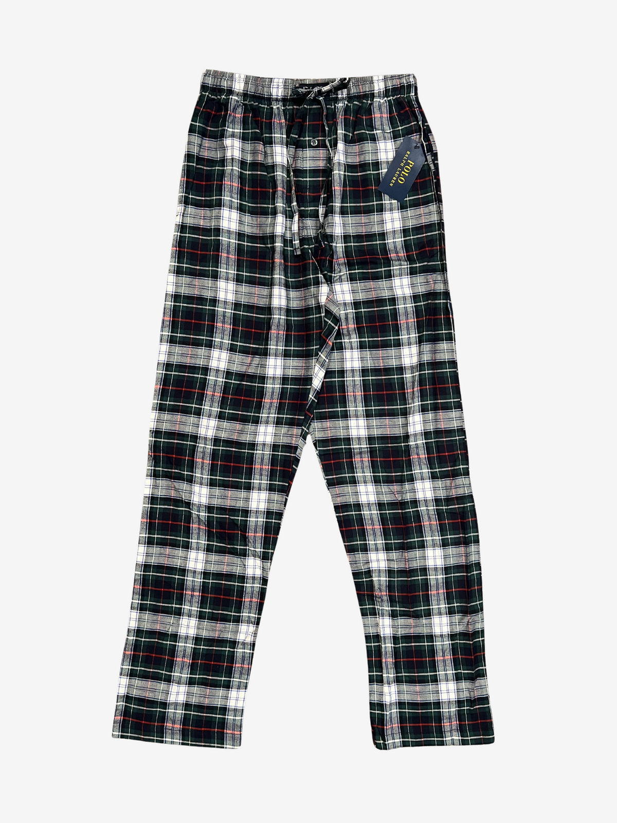 Polo Ralph Lauren Green and White Plaid Pajama Pant