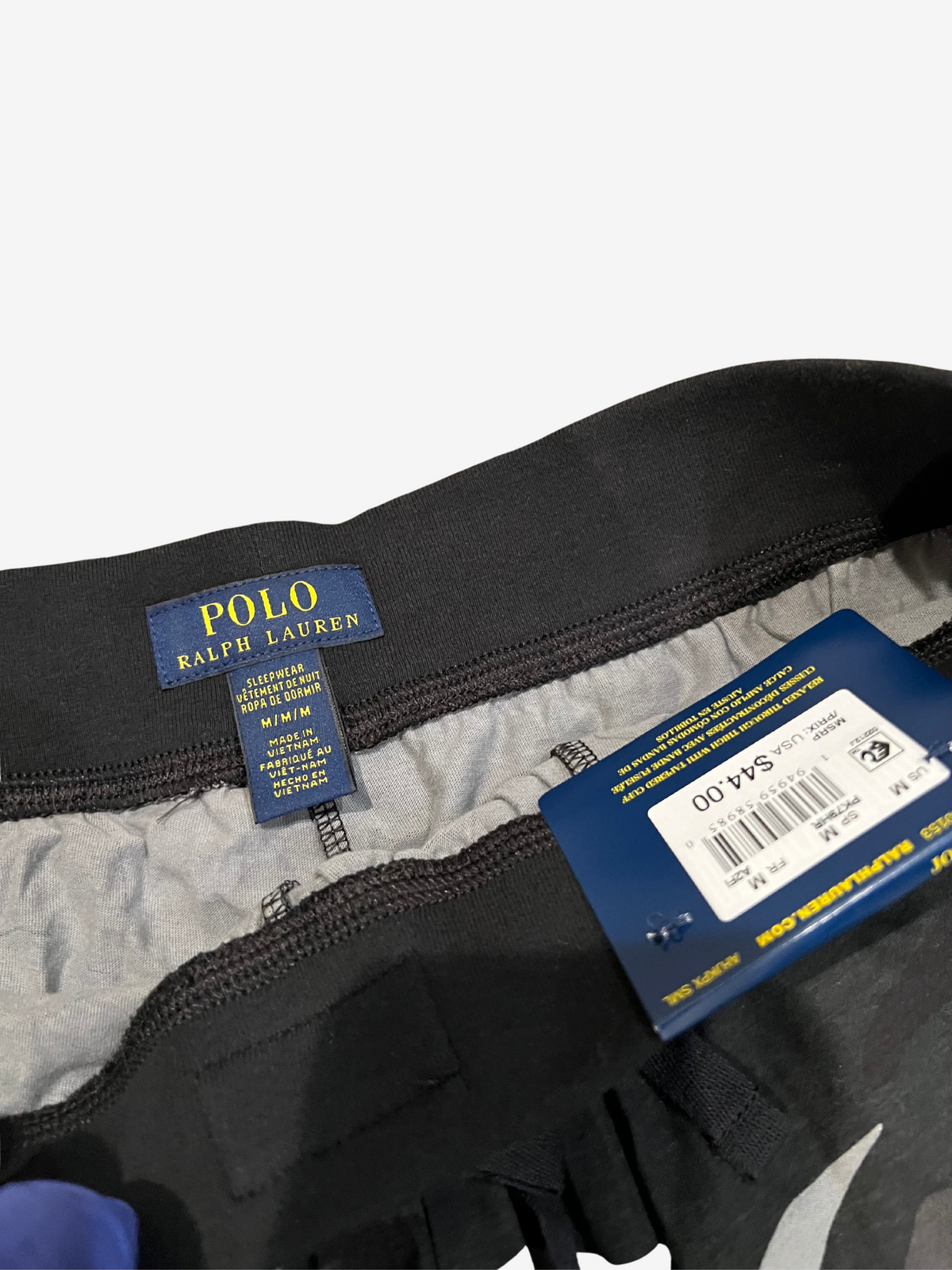 Polo Ralph Lauren Grey Camo with Red Pony Jogger Pajama Pant 3