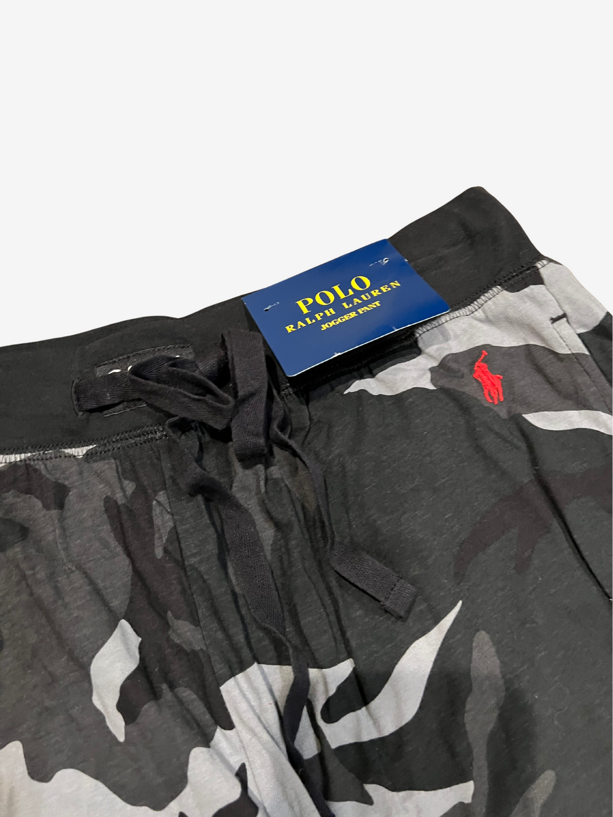 Polo Ralph Lauren Grey Camo with Red Pony Jogger Pajama Pant 4