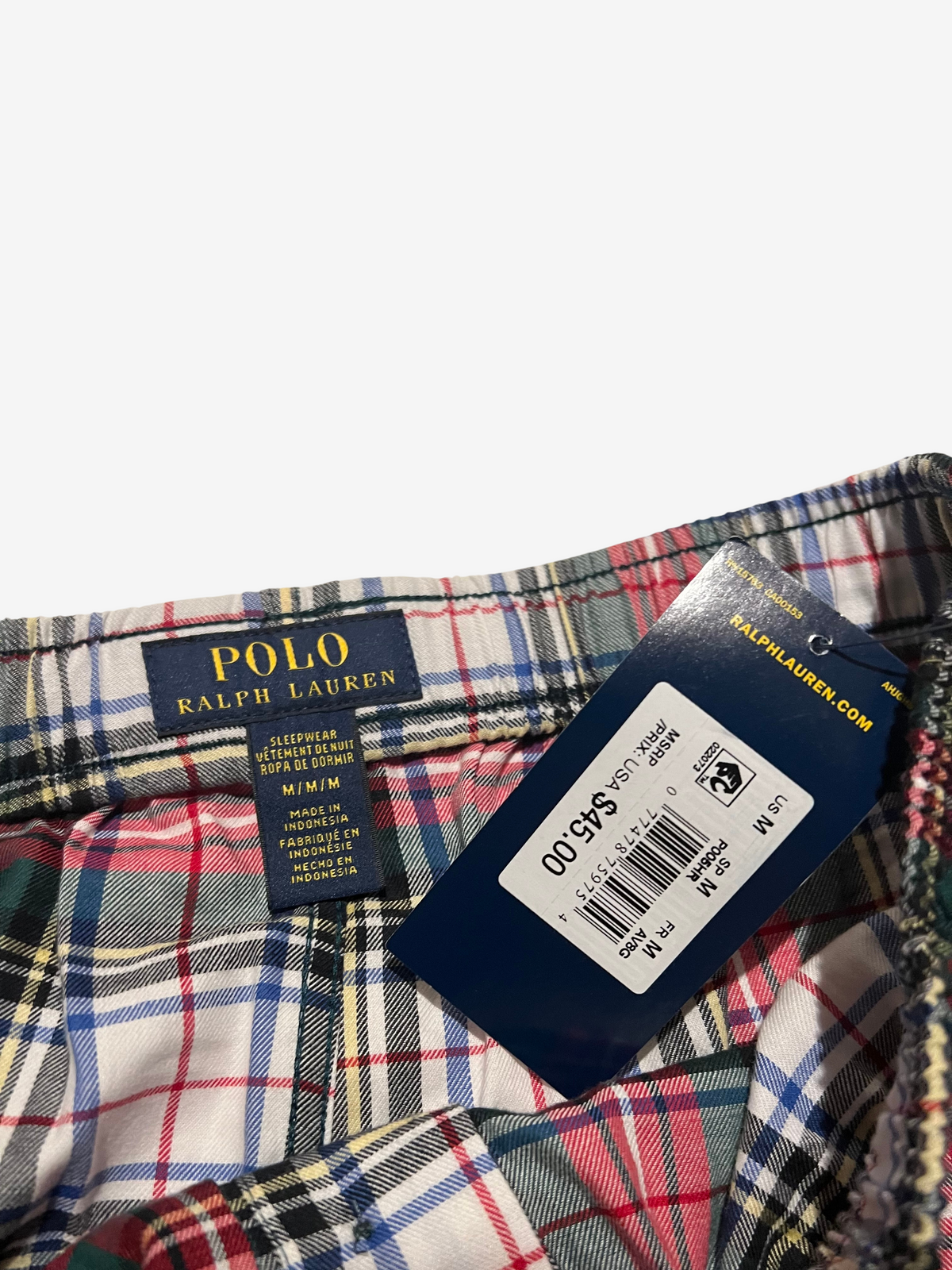 Polo Ralph Lauren Red and Green Plaid Pajama Pant 3