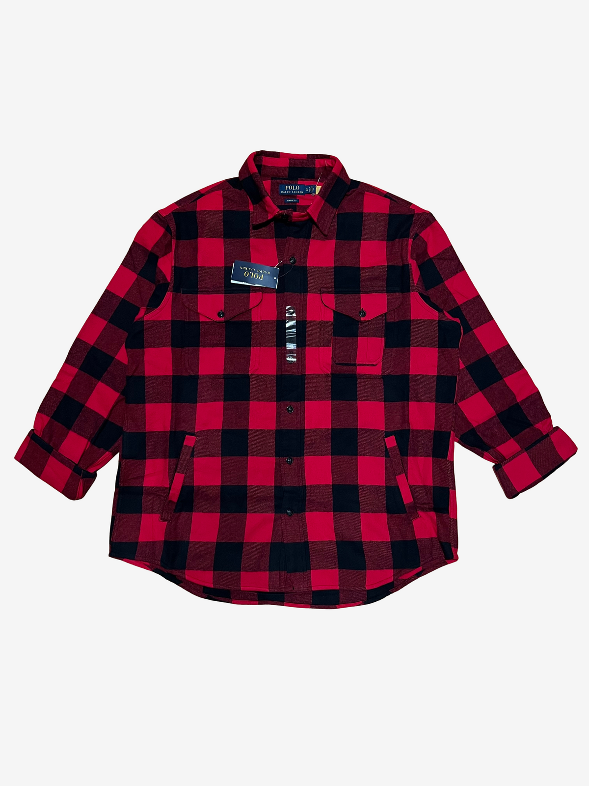 Polo Ralph Lauren Red Plaid Checkered Winter Flannel 2