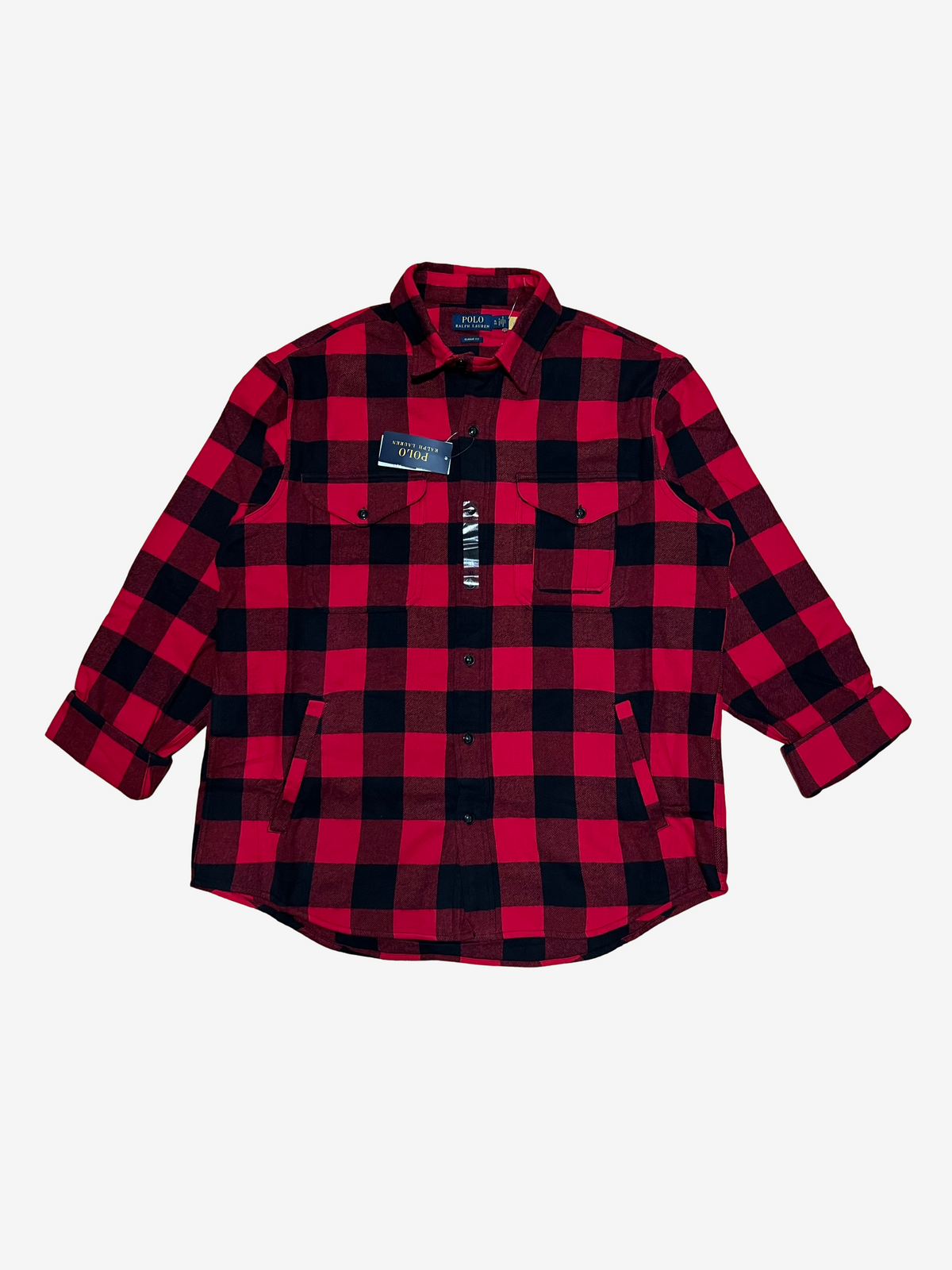 Polo Ralph Lauren Red Plaid Checkered Winter Flannel