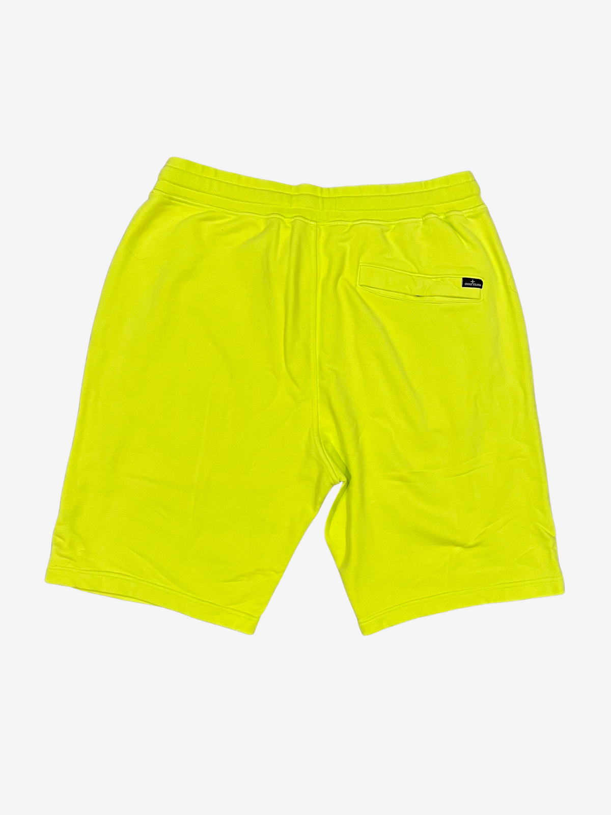 Stone Island Neon Yellow Bermuda Shorts 2