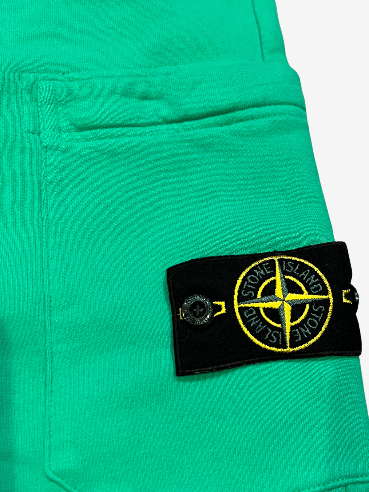 Stone Island Slime Green Bermuda Shorts 3
