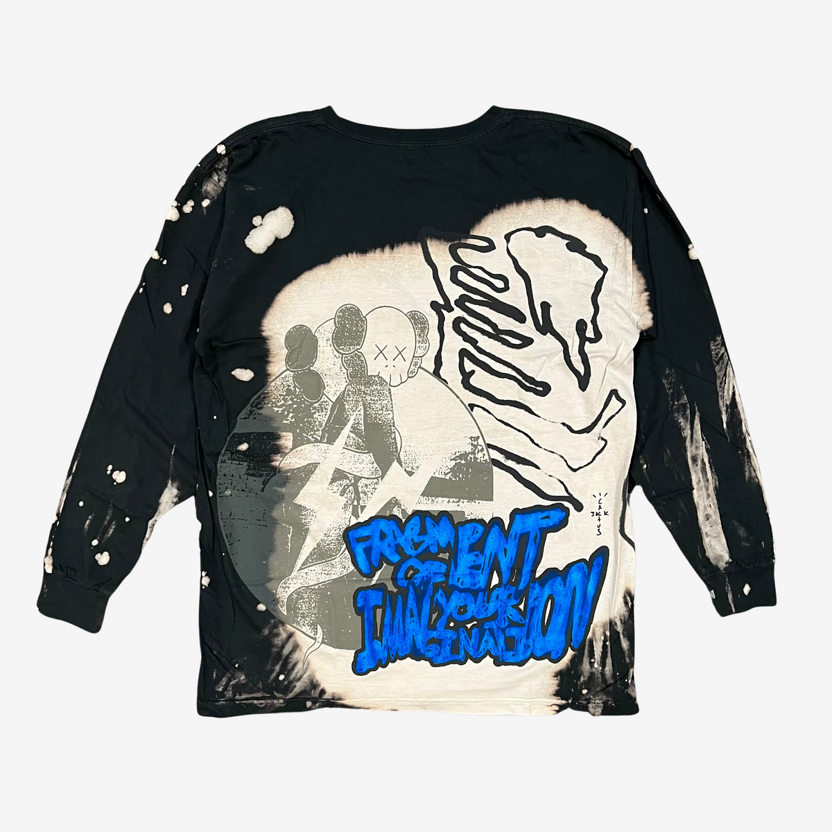 Cactus Jack x Travis Scott x Kaws x Fragment Multi Grey Long Sleeve T-Shirt 2