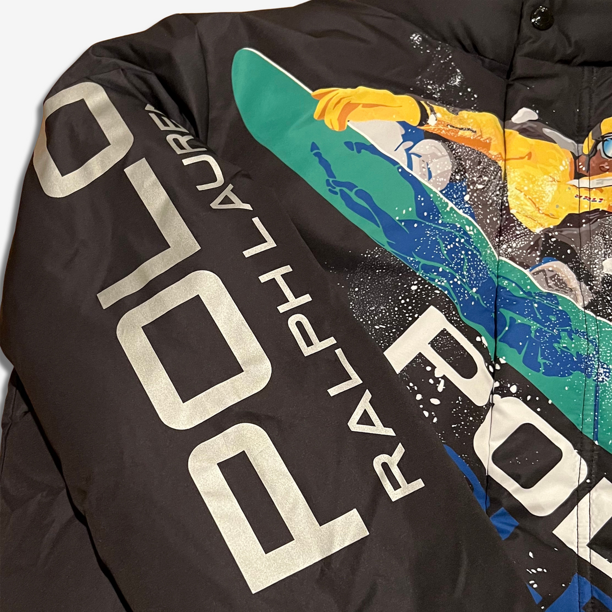 Polo Ralph Lauren Black Ski Alpine 92 Goose Down Jacket 5