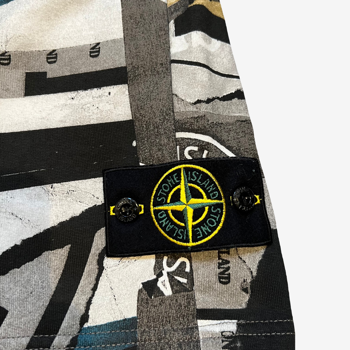 Stone Island Grey Green Clockwork Bermuda Shorts 3